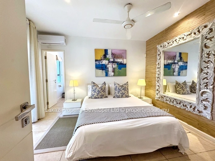 Superbe appartement de 4 chambres en bord de mer à Trou aux Biches