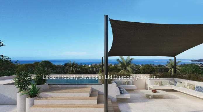 À Vendre – Élégant Appartement avec Vue Panoramique sur l’Océan à Tamarin