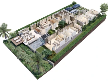 Villa de 3 Chambres