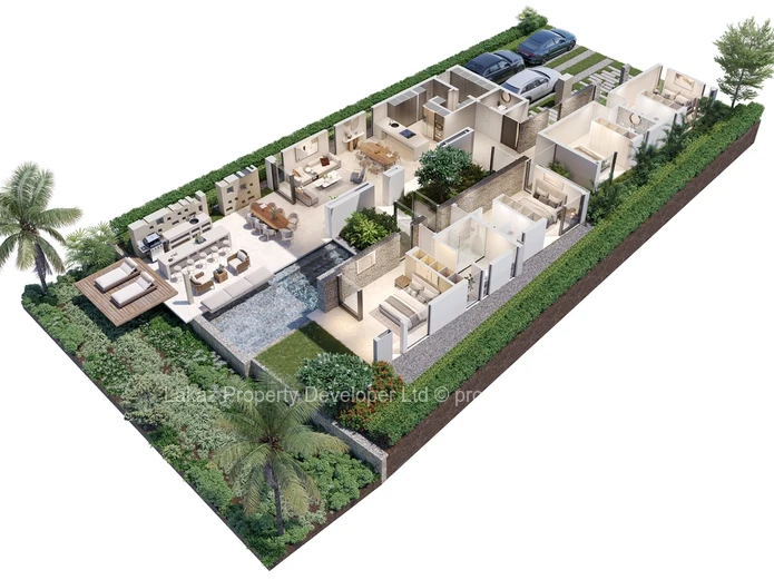 Villa de luxe de  3 chambres à vendre à Roches Noires, - Accessible aux étrangers