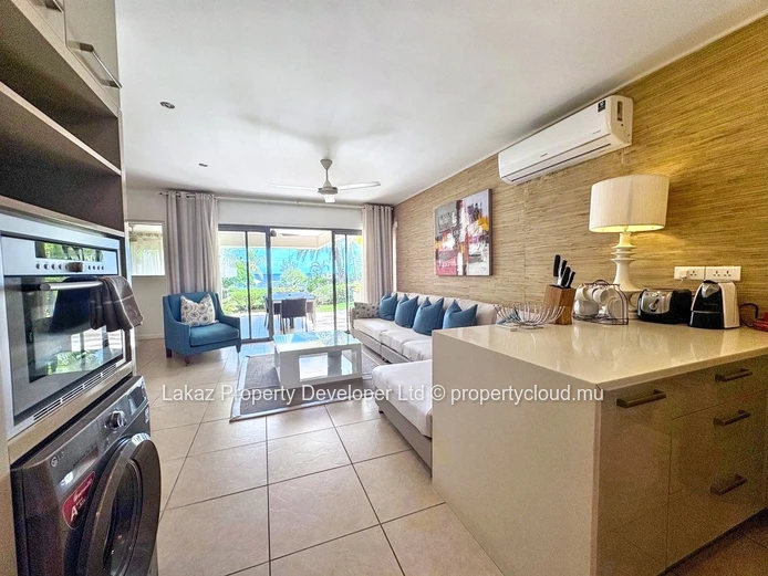 Superbe appartement de 4 chambres en bord de mer à Trou aux Biches