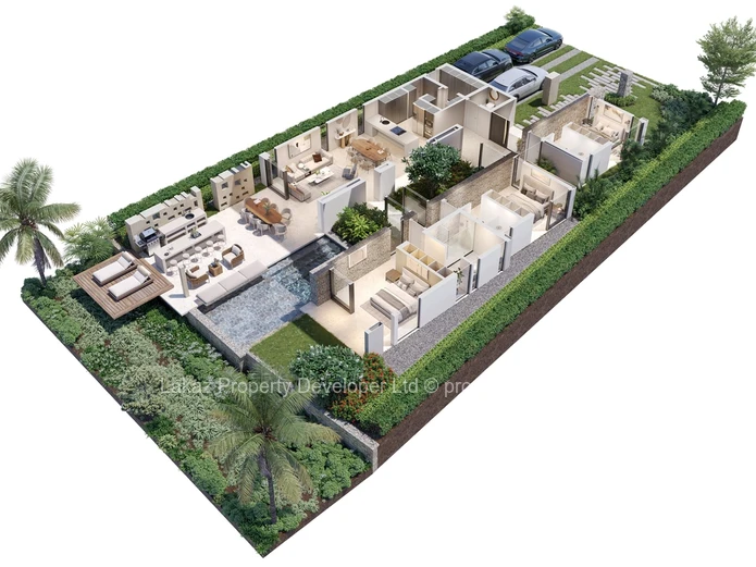 Villa de luxe de  3 chambres à vendre à Roches Noires, - Accessible aux étrangers