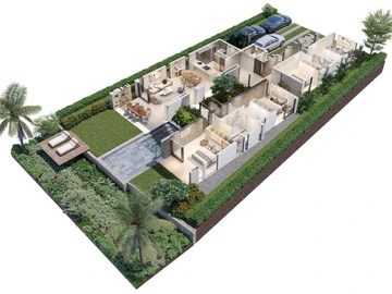Villa de 3 Chambres