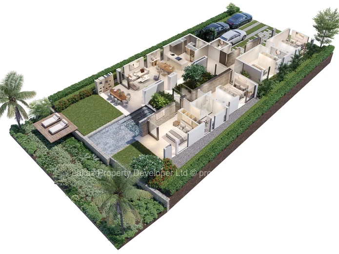 Villa de luxe de  3 chambres à vendre à Roches Noires, - Accessible aux étrangers