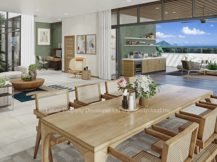 Appartement à Vendre à Flic en Flac : Complexe avec Piscine