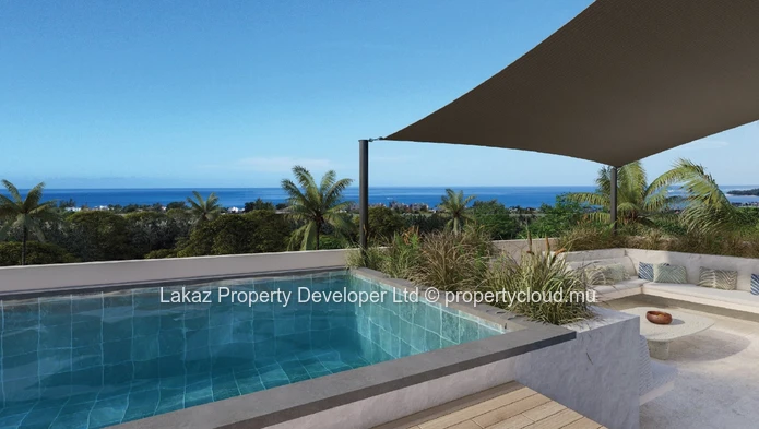 À Vendre – Élégant Appartement avec Vue Panoramique sur l’Océan à Tamarin