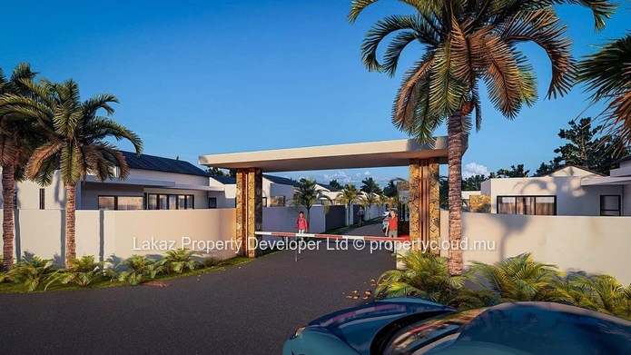 Villa Moderne sur Plan de 3 Chambres avec Piscine – Citoyens Mauriciens Uniquement