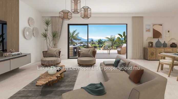 À Vendre – Élégant Appartement avec Vue Panoramique sur l’Océan à Tamarin